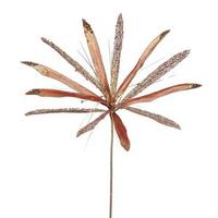 Vickerman 24" Artificial Copper Velvet Papyrus Flower (3 pack)