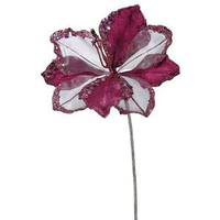 Vickerman 20" Artificial Mauve Velvet Amaryllis Flower (3 pack)