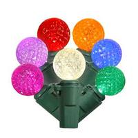 Vickerman 50 Light 16' Green Wire Multi-Color Berry LED Miniature String with 4" Spacing
