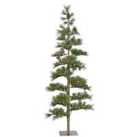 Vickerman 9' x 50" Artificial Mountain Pine Tree with 300 Clear Lights