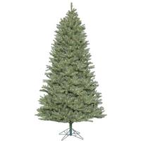 Vickerman 4.5' x 34" Artificial Slim Colorado Spruce 300 Warm White Italian LED Lights