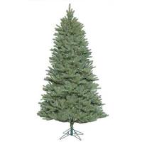 Vickerman 6.5' x 46" Artificial Slim Colorado Blue Spruce Tree with 650 Multi Color LED Lights