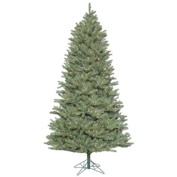 14' x 92" Artificial Slim Colorado Spruce 2700 Warm White Italian LED Lights with Step On / Off Switch