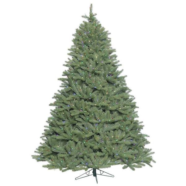 6.5' x 58" Artificial Colorado Spruce Tree with 850 Multi Color LED Lights