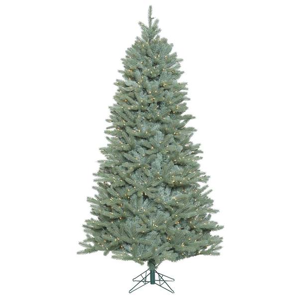 10' x 68" Artificial Colorado Blue Spruce Tree with 1,450 Clear Lights