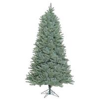 Vickerman 15' x 101" Artificial Slim Colorado Blue Spruce Tree