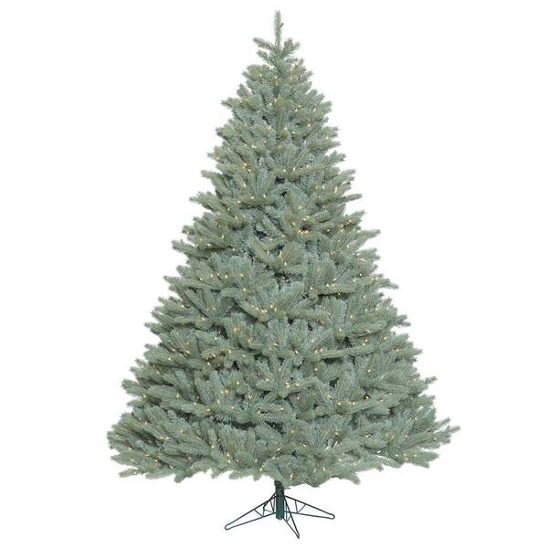 10' x 82" Artificial Colorado Blue Spruce Tree with 1,850 Clear Lights