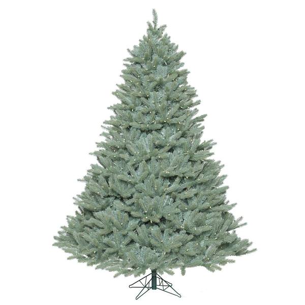 12' x 94" Artificial Colorado Blue Spruce Tree with 2,650 Warm White LED Lights