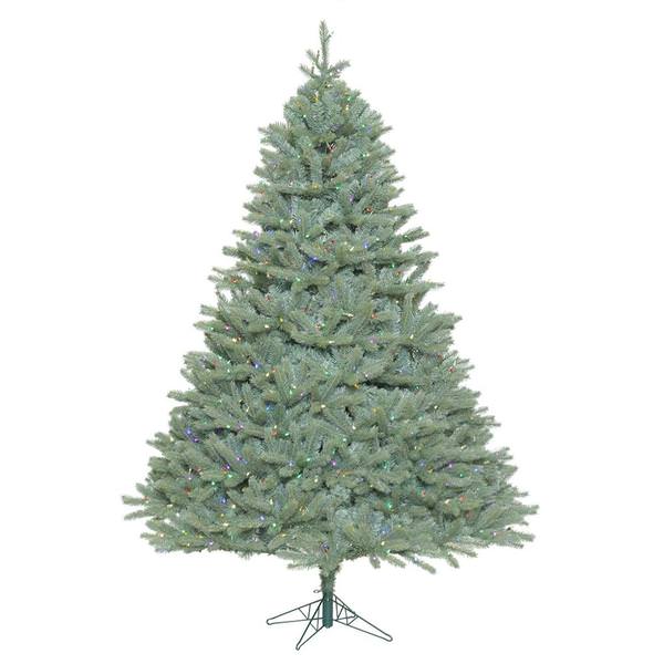 12' x 94" Artificial Colorado Blue Spruce Tree with 2,650 Multi Color LED Lights