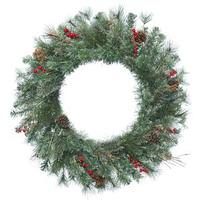Vickerman 30" Artificial Bristol Pine Wreath