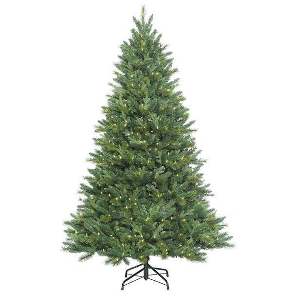 10' x 68" Artificial Dixon Mixed Pine Tree with 1,300 Warm White LED Lights