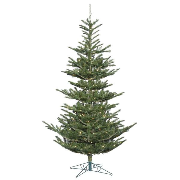10' x 74" Artificial Alberta Spruce Tree with 800 Clear Lights
