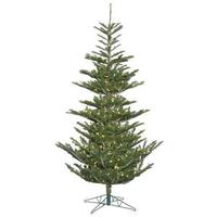 Vickerman 10' x 74" Artificial Alberta Spruce Tree with 800 Warm White LED Lights
