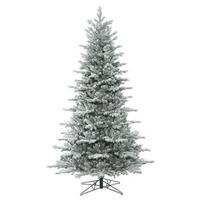 Vickerman 3.5' x 27" Artificial Frosted Eastern Frasier Fir Tree