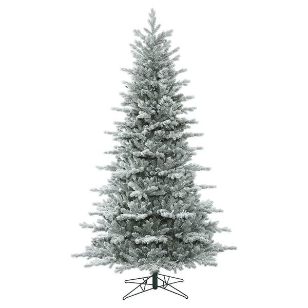 9' x 64" Artificial Frosted Eastern Frasier Fir Tree