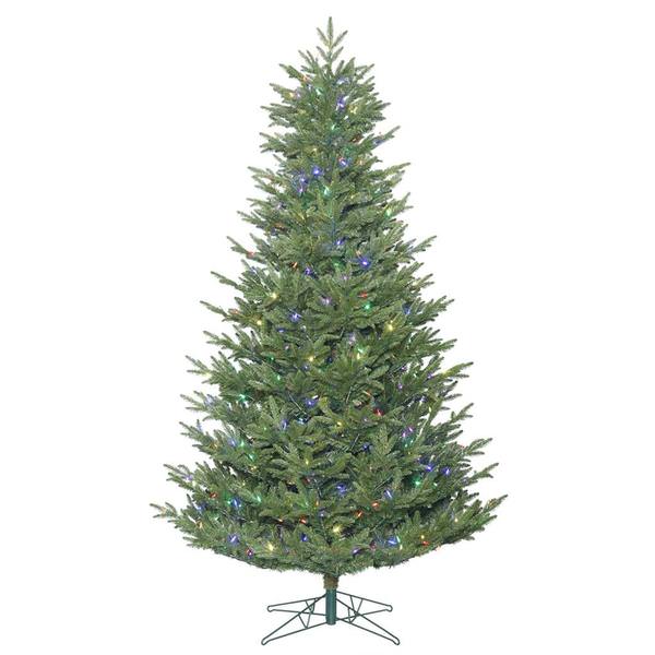 6.5' x 50" Artificial Deluxe Frasier Fir Tree with 500 Multi Color LED Lights
