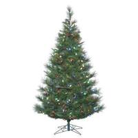 Vickerman 12' x 80" Artificial Norway Pine Tree with 1,250 Multi Color LED C7 Lights