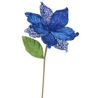 Vickerman 22" Artificial Blue Magnolia with 8" Flower Head