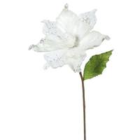 Vickerman 22" Artificial Cream Magnolia Flower (6 pack)