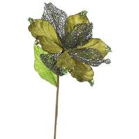 Vickerman 22" Artificial Olive Magnolia with 8" Flower Head
