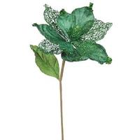 Vickerman 22" Artificial Emerald Magnolia with 8" Flower Head