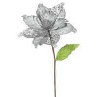 Vickerman 22" Artificial Pewter Magnolia with 8" Flower Head (6 pack)