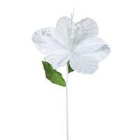 Vickerman 22" Artificial White Amaryllis with 10" Flower Head