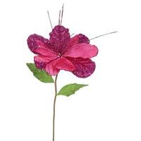 Vickerman 22" Artificial Cerise Amaryllis with 10" Flower Head