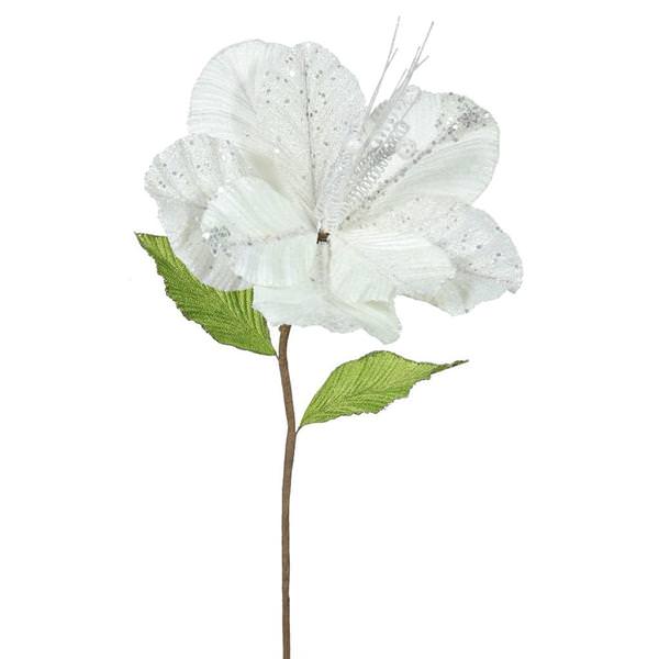 22" Artificial Cream Amaryllis Flower (6 pack)