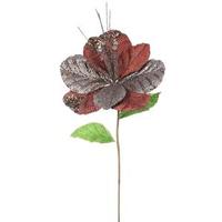 Vickerman 22" Artificial Mocha Amaryllis with 10" Flower Head