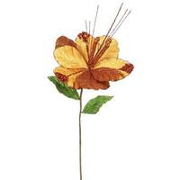 Vickerman 22" Artificial Copper Amaryllis with 10" Flower Head