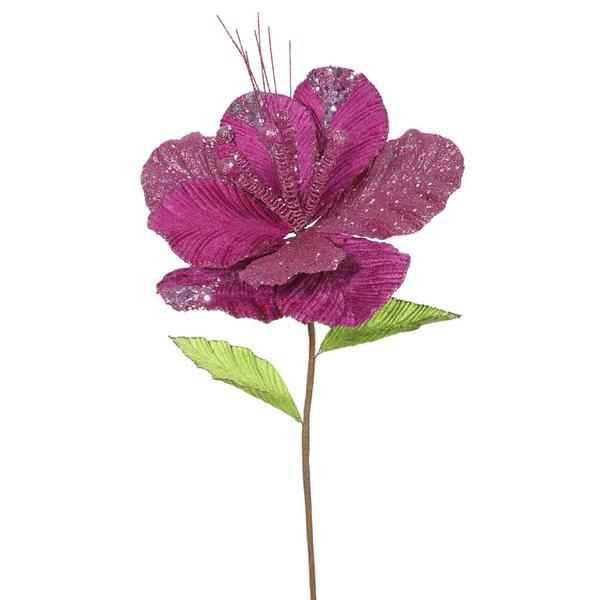 22" Artificial Mauve Amaryllis with 10" Flower Head