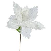 Vickerman 22" Artificial Cream Poinsettia Flower (6 pack)