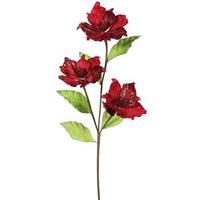 Vickerman 33"  Red Magnolia with 4" Flower Heads