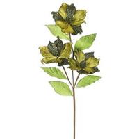 Vickerman 33" Artificial Olive Magnolia with 4" Flower Heads