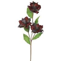 Vickerman 33" Artificial Chocolate Magnolia with 4" Flower Heads