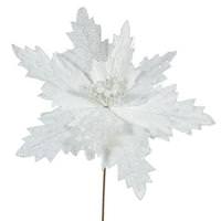 Vickerman 22" Artificial Cream Poinsettia with 21" Flower Head
