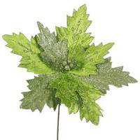 Vickerman 22" Artificial Lime Poinsettia with 21" Flower Head