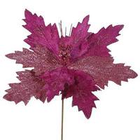 Vickerman 22" Artificial Mauve Poinsettia with 21" Flower Head