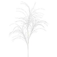 Vickerman 34" White Glitter Grass Spray (6 pack)