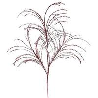 Vickerman 34" Burgundy Glitter Grass Spray (6 pack)
