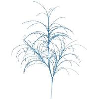 Vickerman 34" Turquoise Glitter Grass Spray (6 pack)