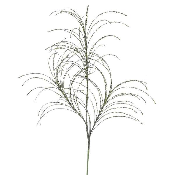 34" Olive Glitter Grass Spray (6 pack)