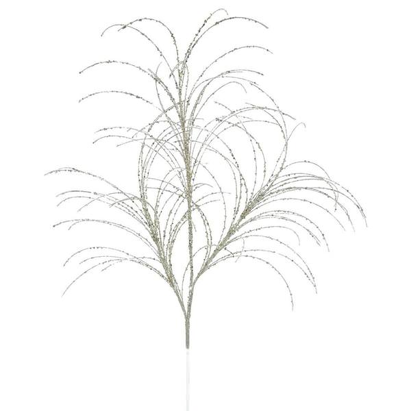 34" Copper Glitter Grass Spray (6 pack)