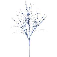 Vickerman 3' Blue Glitter Berry Spray (6 pack)
