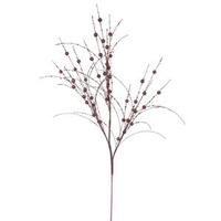 Vickerman 3' Mauve Glitter Berry Spray (6 pack)