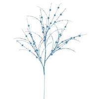 View 3' Turquoise Glitter Berry Spray (6 pack)