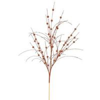 Vickerman 3' Copper Glitter Berry Spray (6 pack)