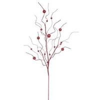 Vickerman 37" Red Glitter Ball Spray (6 pack)