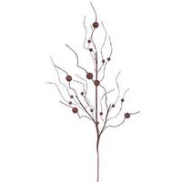Vickerman 37" Burgundy Glitter Ball Spray (6 pack)